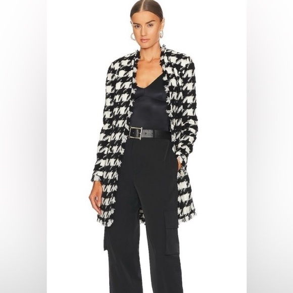 L'AGENCE Houndstooth Coat - Picture 3 of 6